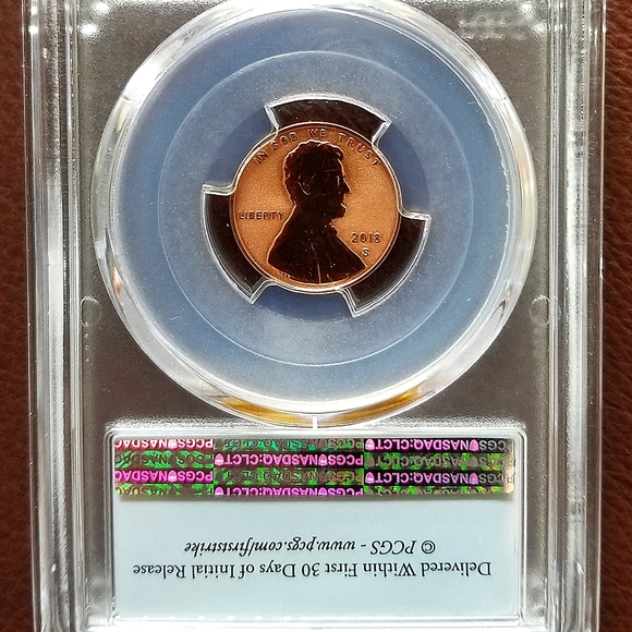 2018-S LINCOLN CENT, REVERSE PROOF 50TH ANNIV PCGS PR69RD - Picture 2 of 2